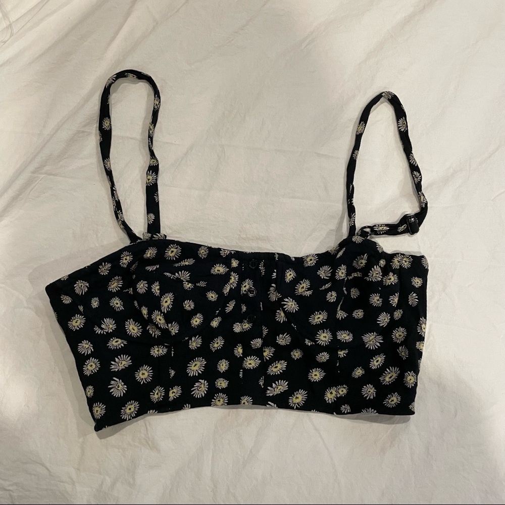 floral bustier